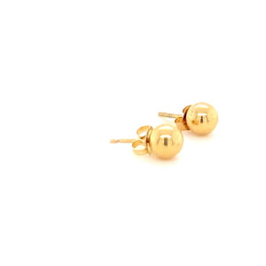 Vintage Gold Earrings: 0.43g 14K Yellow Gold