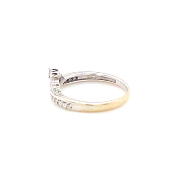 Lady’s Diamond Wedding Band – 10K White Gold - Image 4