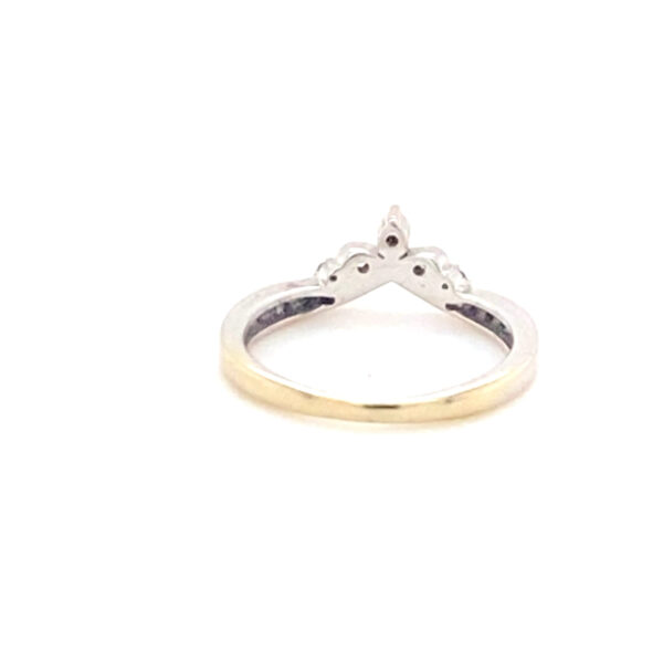 Lady’s Diamond Wedding Band – 10K White Gold - Image 3